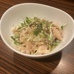 焼きトリまだらや - 鶏皮ポン酢