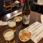 Fuji Se - 瓶ビール＆突き出し