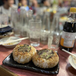 みたかや酒場 - 焼きおにぎり　うめえ
