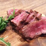 グリルキング - イチボステーキ   実はこれ店長のサービス