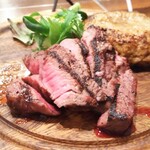 グリルキング - ランプステーキ アップ