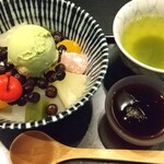 Asakusa Idumi - クリームみつ豆（抹茶）