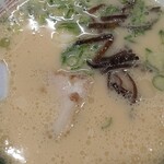 長浜ラーメン 一心亭 - デフォを上から…♪