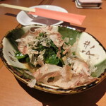 Nikudokoro Yamayoshi - 『菜の花辛し和え』450円