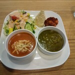 インドダイニング ドルガ - ミニターリーはカレーが2種選べます