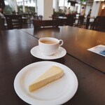 とれび庵 - ２泊目デザート チーズケーキ( *´艸)