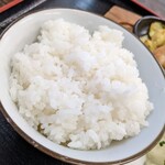 まんてん食堂 - ホルメン定食のライス→分かりづらいが飯、多め^_^