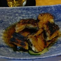 炭焼鰻 寝床 福島店 - ●夕食 単品。中瓶ﾋﾞｰﾙ715X2＋鰻腹丼3,080+うざく1,485=5,995円