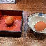 Chikin Hausu - ゆで卵VS生卵