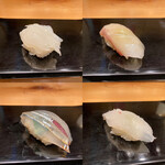 幸寿し - やりいか　スズキ　サヨリ　真鯛