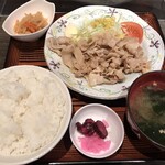 Shun sai shubo sakura - 豚しょうか焼き定食（850円）