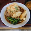 信濃追分蕎麦 初台庵 - 料理写真:桜えびと白魚のかき揚げそば、520円。