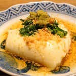 SOWADO - 付き出し　　”呉豆腐” と旬菜のおひたし