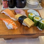 宇兵衛寿司 - うどん寿司セットの寿司