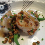 ファニエンテ - 【再訪４】前菜３品目のホタテ