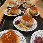 Grilled Onigiri salmon roe