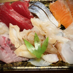 魚楽小川水産 - お刺身8点盛り 1,500円