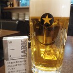 いたりあん居酒屋 わちゃわちゃ - 黒ラベルメガジョッキ858円が半額