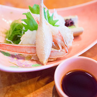 かに道楽 銀座八丁目店 - かに刺身（月の煌）