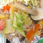 十一屋食堂 - 海老入り野菜炒め