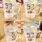 쿠시카츠 타나카 욧카이치 에키마에점 - 초절정 해피 아워 레몬 사워 99엔 × 4