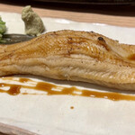 築地 すし好 - 白穴子の一本焼