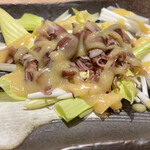 築地 すし好 - ホタルイカとうるいの酢味噌和え