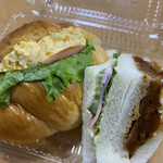 ケーワン - カツサンドもハムサンドもロールパンサンドもどれも美味しかったです