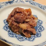 銀座 結絆 - 黒毛和牛ロース燻しすき焼き