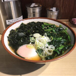 そばの神田東一屋 - アサソバビンボー！　
      朝そば＋わかめ