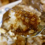 スタミナカレーの店バーグ - デラスタカレー（940円）＋中盛（170円）