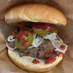 GHOST BURGER - カラベラバーガーセット(660円)