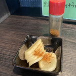 串焼き BUBU-TON - 沢庵をいただきました❣️