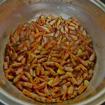 串焼き BUBU-TON - こんなに沢山の甘海老の頭からビスクスープを作るのだよ