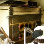 オーガニックパン工房　それいゆ - カウンターの中にパンを焼く窯があったよ。なんとこの窯は手作りだそうです。ちびつぬ「パンがいっぱい焼けるのね～」