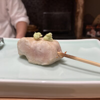 鳥匠 いし井 - さび焼き(ささみの山葵載せ)熊本県産天草大王