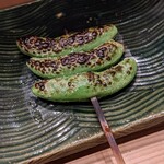 やきとり阿部 - スナップエンドウ