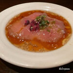 美食居酒屋 志絵扶 - マグロのマリネ