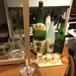 SAKE STAND CHIRO - 日本酒3種飲み比べ　600円（税込）