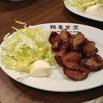 鶴亀食堂 - 砂肝のピリ辛揚げ