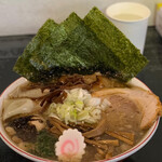 らー麺　Do・Ni・Bo - 朝ラー全部のせ860円に食べログクーポンで海苔TP✨✨✨