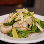 REI Chinese restaurants - 春野菜とホタテの炒め