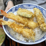中根うどん - 天丼800円