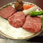 慶雲館 - 甲州牛A５黒毛和牛