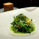 TACUBO - パンツェッタと牡蠣のリゾット