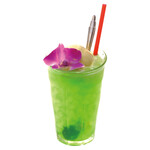 melon soda float