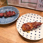 やきとん　たつや - ハツとあみハツ。