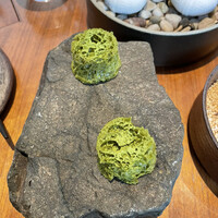 エスピス - 抹茶のシフォンケーキですが、甘くはないです