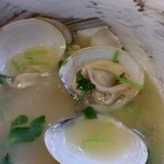 釜飯と和食 旬 - 蛤酒蒸しバター