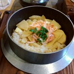 釜飯と和食 旬 - 桜海老と竹の子（3月限定）